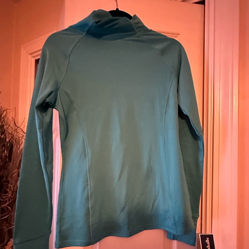 Teal shirt